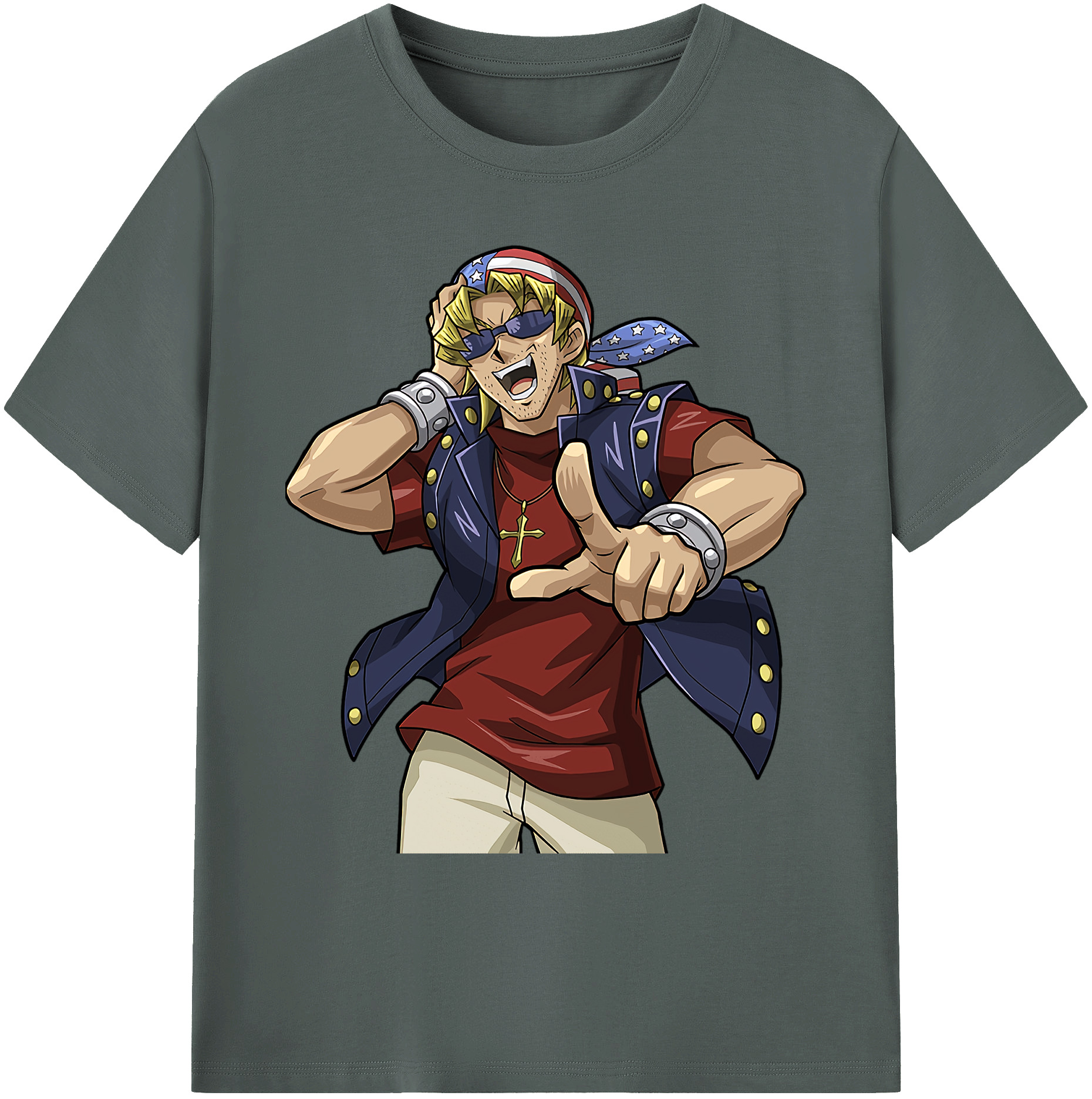 （画像用） 遊☆戯☆王 Yu-Gi-Oh! 綿100％ メンズ半袖Tシャツ｜肌触りやわらか＆通気性